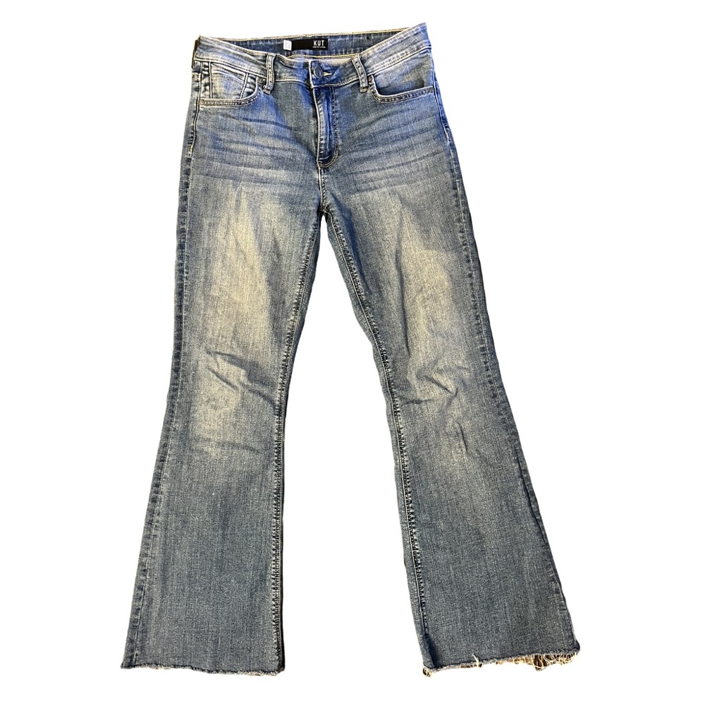 Kut from the Kloth Women's Light Wash Flare Jeans